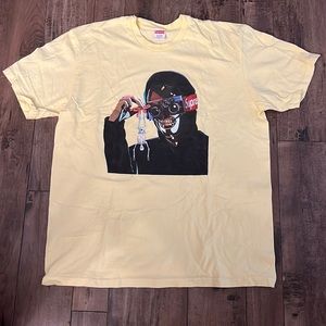 Supreme Creeper T-Shirt - Pale Yellow XL